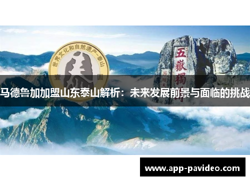 马德鲁加加盟山东泰山解析:未来发展前景与面临的挑战 马德鲁加加盟山东泰山解析:未来发展前景与面临的挑战